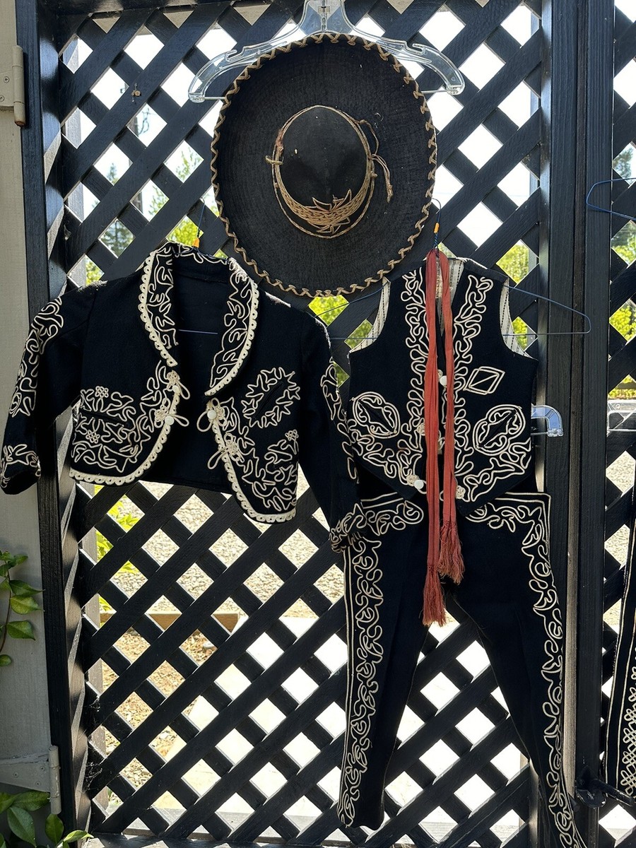 2 Vtg Boys Mariachi/Charro Suits Wool Late 1930's/early 40's with