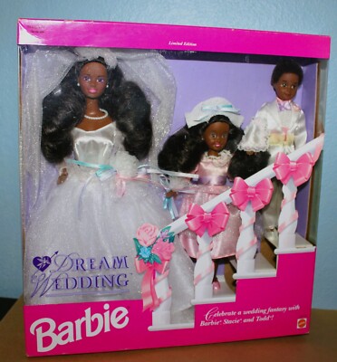 AA BARBIE DREAM WEDDING GIFTSET  Stacie & Todd Dolls Limited Edition 1993