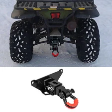 WEISEN 2"Rear Trailer Hitch+Shackle Hitch Receiver For Polaris Sportsman 500 600