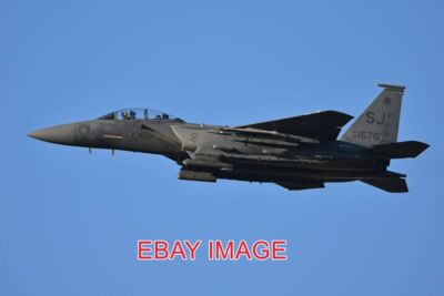 PHOTO  AEROPLANE MCDONNELL DOUGLAS F-15E-45-MC STRIKE EAGLE 88-1676 / SJ  C/N 10