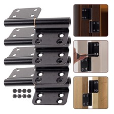 4 Pcs Door Hinge Lift off Heavy Duty Shed Hinges Garage Fold Aluminum Alloy
