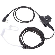 U94 PTT Neck Throat Mic Earpiece Radio Tactical Headset for ICOM IC-V8 IC-V82
