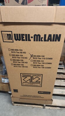 Weil-Mclain Ecotec 110 383900150 110,000 BTU Wall Mount 95% LP/NG Combi Boiler