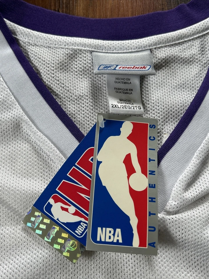 Camiseta deportiva Reebok NBA Los Angeles Lakers Karl Malone #11 talla 2XL Showtime nueva con etiquetas Foto 2 de 4