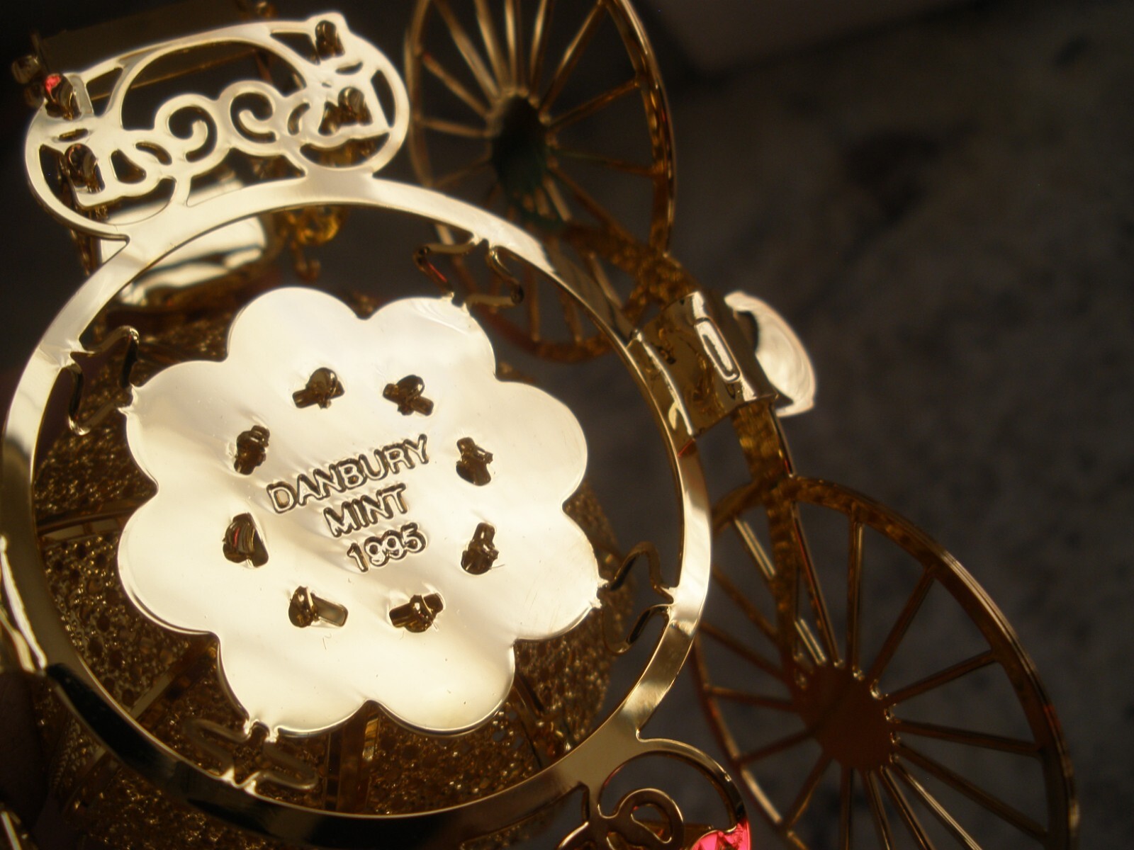 VINTAGE DANBURY MINT GOLD CHRISTMAS ORNAMENTS IN BOX (YOU CHOOSE) eBay