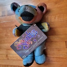 Vtg Grateful Dead Beanie Bear Collectible 7  Plush Franklin Liquid Blue NWT
