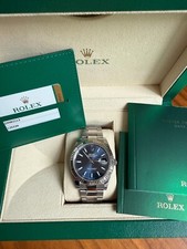 Rolex Datejust 41 126334 Blue Baton Dial - 2019