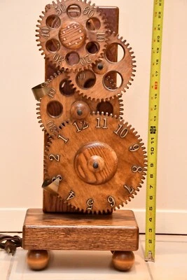 wooden gear clock products for sale | eBay