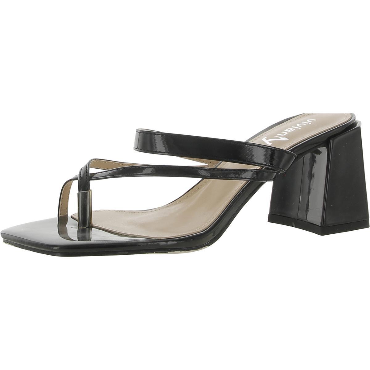 Женские черные туфли из лакированной кожи Vivianly на каблуке 95 см BM BHFO 1890 4490₽