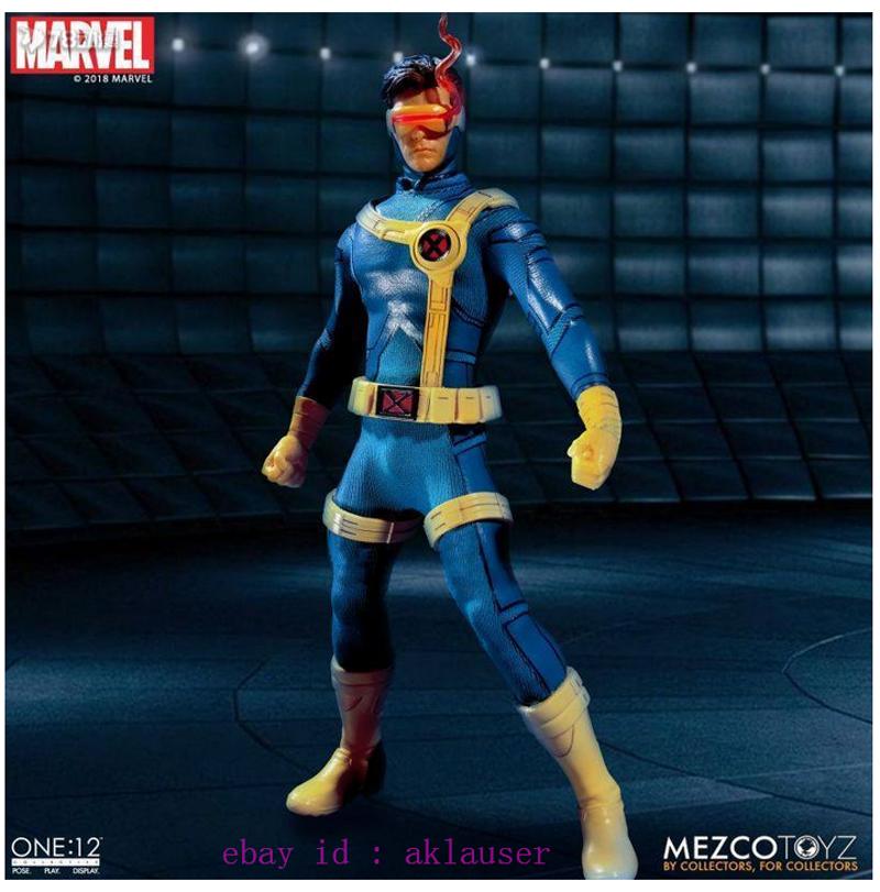 Mezco Toyz 1/12 Marvel X-Men Cyclops Action Figure Toy Model In