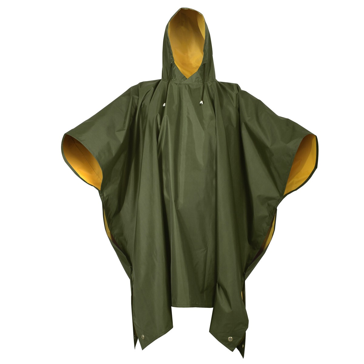 新品 ENFOLD Rain Poncho Coat Rain Ponchos - Reversible Rain Coat Rain Jacket w/ Hood - OD