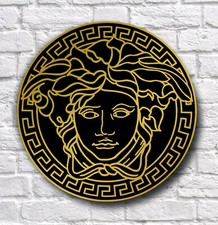 VERSACE 70cm WALL SIGN PLAQUE CLASSIC FASHION SHOP MAN CAVE SHOES PERFUME BELT