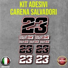 Luca Salvadori kit carene numero moto adesivo MOTOGP adesivi DUCATI 23