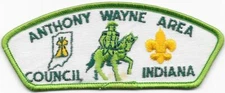 Anthony Wayne Area Council Right Twill PlasticB CSP SAP Boy Scout of America BSA