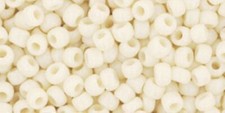 8/0, Toho Seed Beads, 51, Opaque Light Beige, 10 grams, TR-08-51