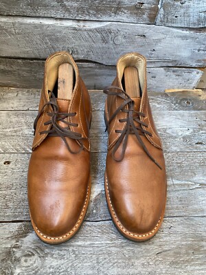 White's KINNEY Chukka brown suede boots US