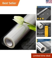 Elegant 32" x 50' Clear Cellophane Wrap Roll – Ideal for Bouquets & Gift Baskets
