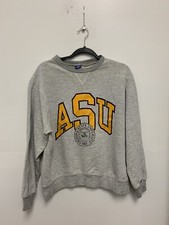 Vintage Champion Arizona State University Sweatshirt Gray ASU Sun Devils Large