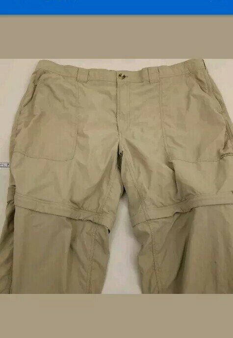 Pantalon ExOfficio Buzz Off Homme Beige - Taille M (32/28) - Convertible Cargo
