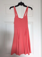 Margot Urban Outfitters Party/Cocktail Fit and Flare Dress - Coral Pink - Small