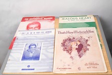 Vintage Piano Sheet Music Collection Bundle of 4