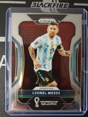 2022 Panini Prizm FIFA World Cup Qatar Lionel Messi Card Argentina No. 7
