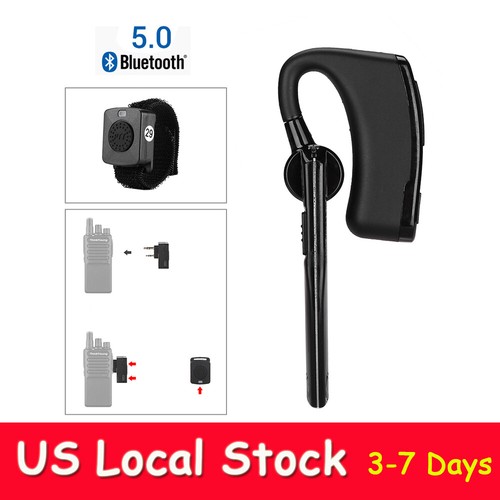 Wireless Bluetooth Headset Earphone PTT 
