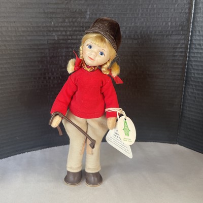 Vintage The Design Centre London Horse Rider Old Cottage Doll England With Tag