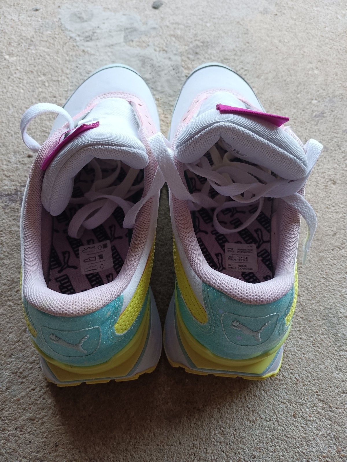 SAOLA Sneakers Puma Cruise Rider Pop Glitch multicolore casual moda ragazza taglia 7