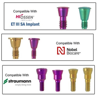 US Dental Closure Cover Cap Cover Screw fits Straumann ITI/Nobel Biocare/Hiossen
