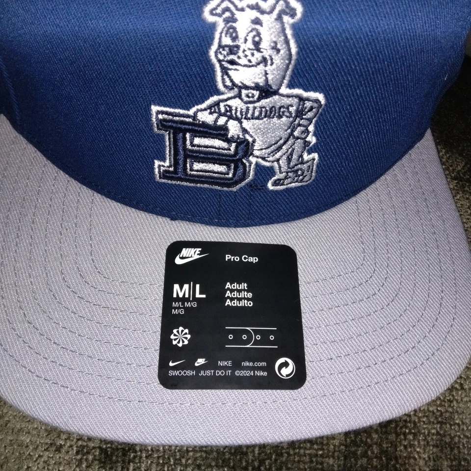 Nike Butler Bulldogs Pro Structured Bill Snapback Hat Brand New Medium/Large  - Image 2 of 4