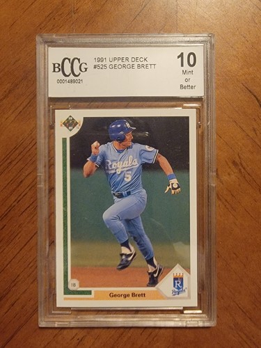1991 Upper Deck George BRETT #525 Bccg 10 Mint OR BETTER