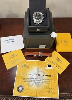 Breitling Chronomat Blackbird Automatic Watch A4436010 w/box, Papers, Extras