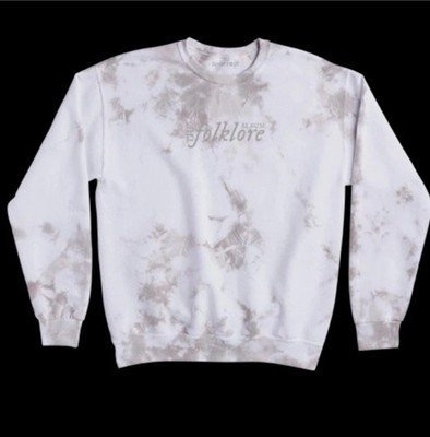 Taylor Swift Folklore So Much For Summer Love Tie Dye Crewneck White Urban NWT