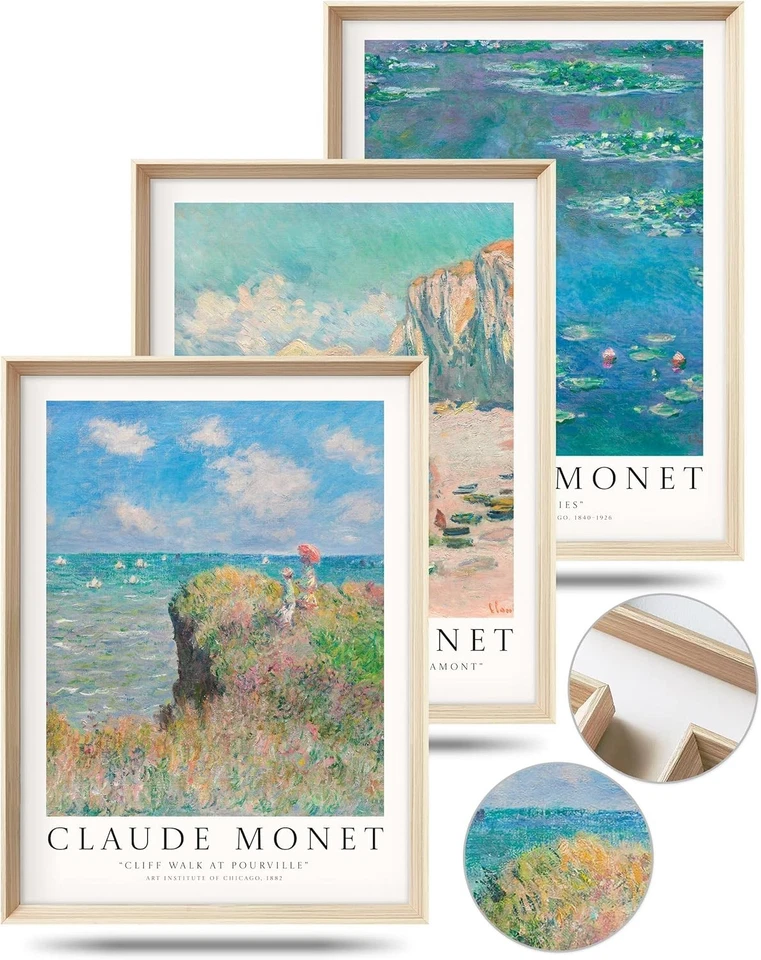 Classic Monet Framed Poster Collection - Image 3 of 4