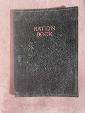 Vintage ration book from after the 2nd World war leather