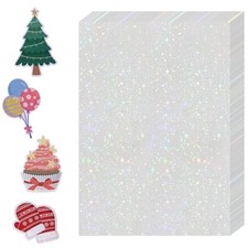 36 Sheets Holographic Sticker 11.7 x 8.3 Inches Star/36 Sheets