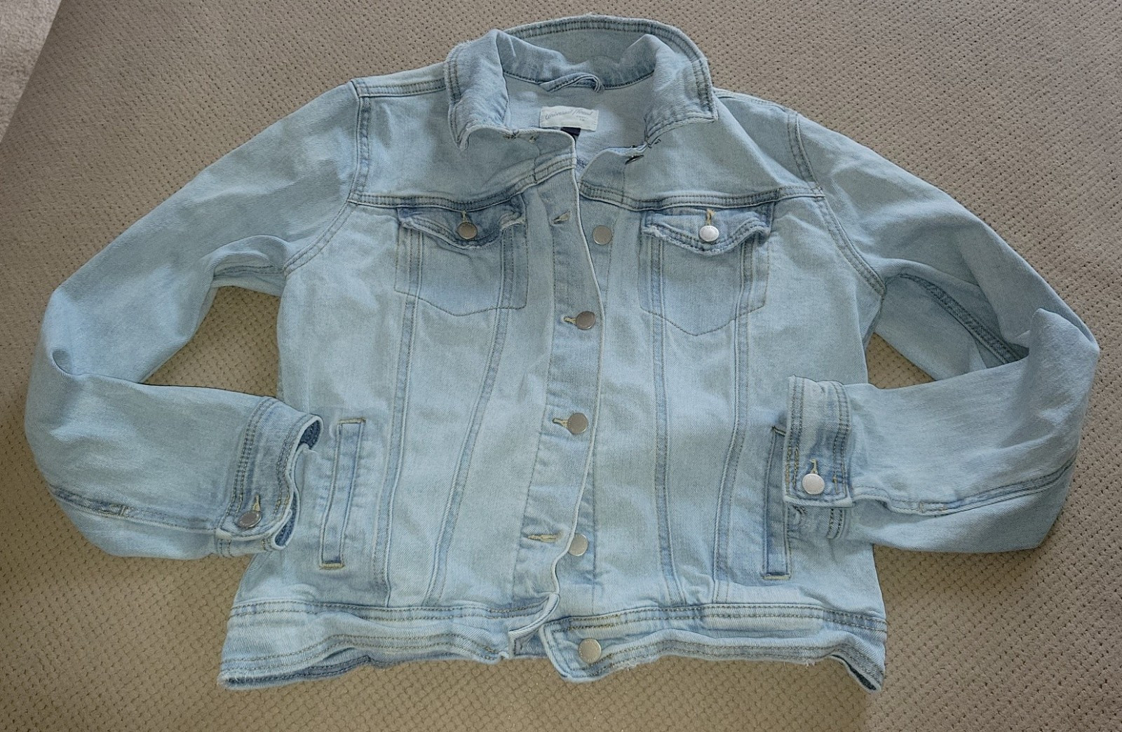 2019 Universal Thread Jacket Womens Small Blue Di… - image 3