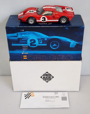 Exoto 1967 Ford GT40 MK II Daytona 24H #3 Gurney/AJ Foyt scala 1/18 con scatola, leggere