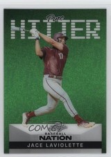 2025 Leaf Baseball Nation Pure Hitter Green Sparkles 4/5 Jace LaViolette 1l7v