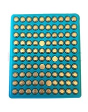 New 100 X AG3 LR41 392 Button Cell Battery in Tray