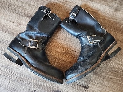 Vintage 1980s 80s Red Wing PT83 2268 Engineer Boots Size 7 D RARE