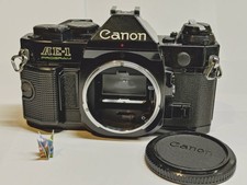 N MINT Canon AE-1 Program Black 35mm SLR Film Camera Body Only From JAPAN 07