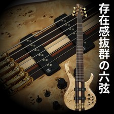 Ibanez Btb1606-Ntf 6-Strings Bass Natural Flat Used Safe delivery from Japan