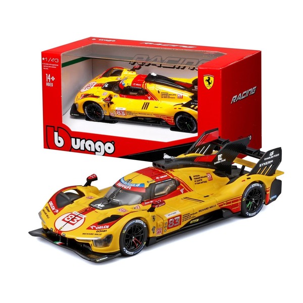 Gadget -D- Bburago: Ferrari 499P 24H Lmh Hypercar 2024 #83 1:43 Wb Bburago-image
