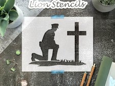 Cross Design Wall Art Stencil for Inspirational Home Decor - StencilAir