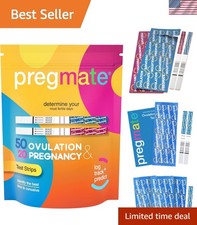 Instant Result Ovulation  Pregnancy Strips Kit - 70 Tests for Your Journey