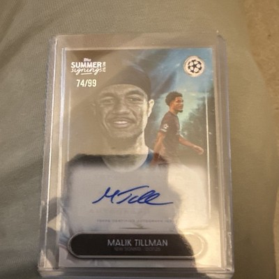 2025-26 Topps Summer Signings UCC - Bayer Leverkusen - Malik Tillman Auto /99
