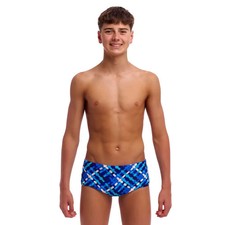Funky Trunks Boys Under Over Sidewinder Swim Trunks - Blue