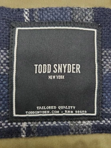 Todd Snyder Plaid Wool Utility Overshirt Jacket Size L Made in Portugal NWOT image 15